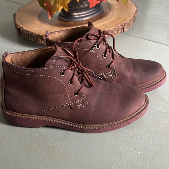 Florsheim Big Kid Supacush Brown Chukka Oxford Jr Boys Formal Occasion Size 2 M. - Picture 1 of 5